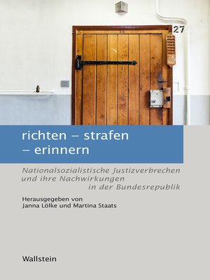cover image of richten--strafen--erinnern